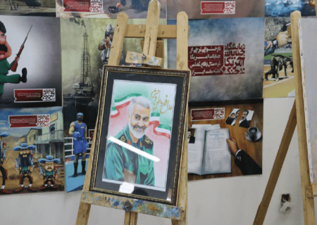 محفل ادبی شعر،به همراه نمایشگاه درشهرستان گتوند برگزارشد