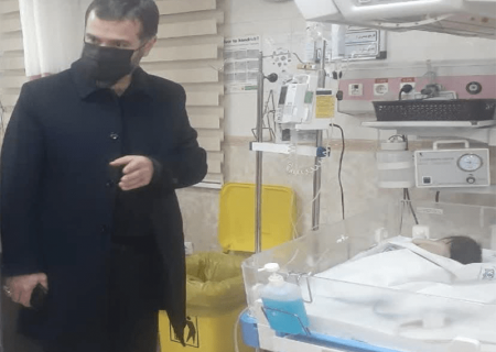 بازدید شبانه دبیر قرارگاه احیای حقوق عامه از بیمارستان بوعلی قزوین