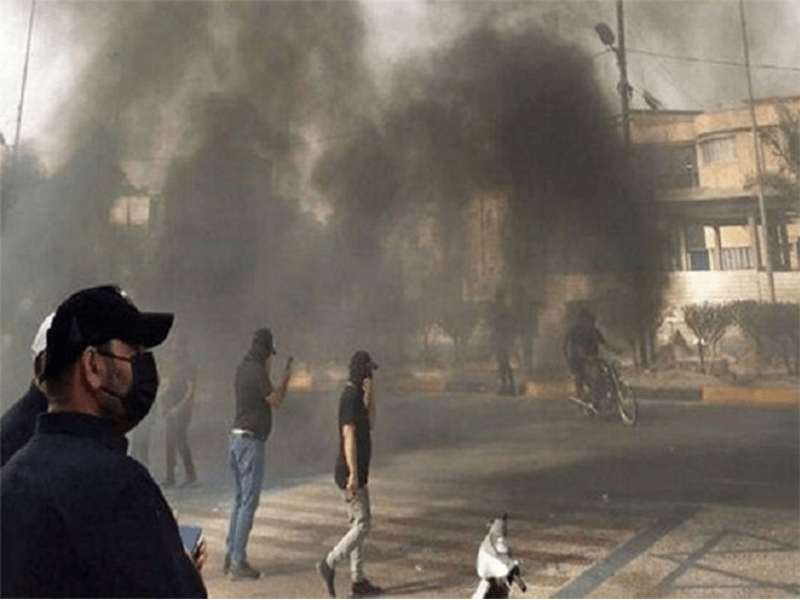 حمله آمریکا به مقر الحشدالشعبی در بغداد