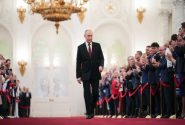پوتین برای پنجمین دوره خود به عنوان رهبر روسیه سوگند یاد کرد