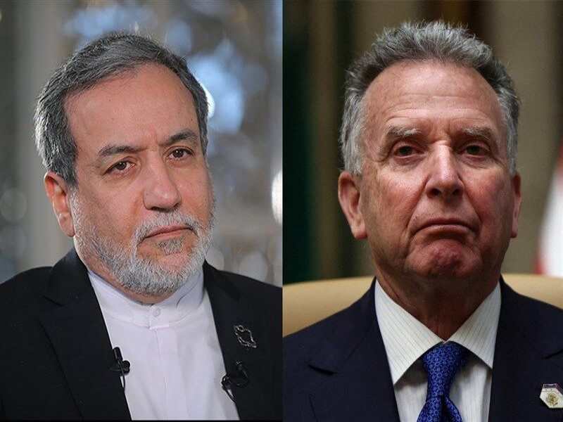وزیر امور خارجه ایران و نماینده ویژه ترامپ پس از پایان مذاکرات با وزیر خارجه عمان دیدار و گفتگو کردند