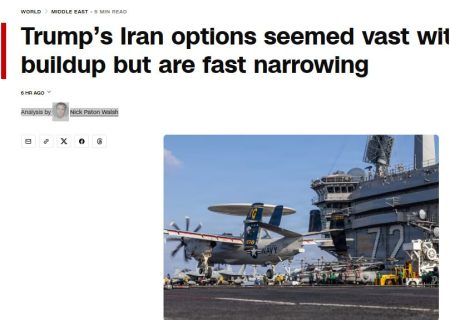 گزینه‌های محدود ترامپ در قبال ایران؛ میان دیپلماسی شکننده و خطر جنگی پرهزینه
