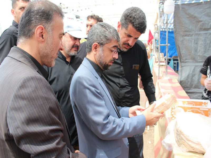 نظارت میدانی بازرس کل استان قزوین بر موکب های دستگاه های اجرایی و دستگاه های خدمت رسان