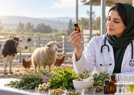توسعه فرآورده‌های گیاهی برای کاهش مصرف غیرضروری آنتی‌بیوتیک در دامپزشکی