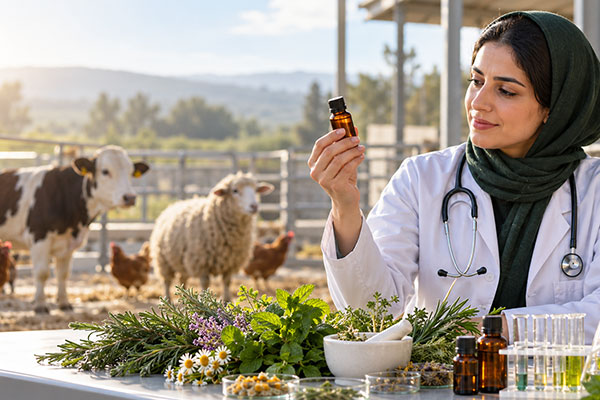 توسعه فرآورده‌های گیاهی برای کاهش مصرف غیرضروری آنتی‌بیوتیک در دامپزشکی
